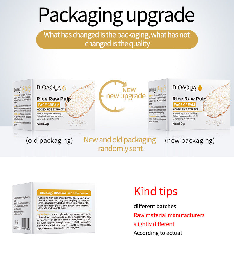Rice Skincare Set BIOAOUA Rice Puree Series Six-Piece Set Box  Wholesale