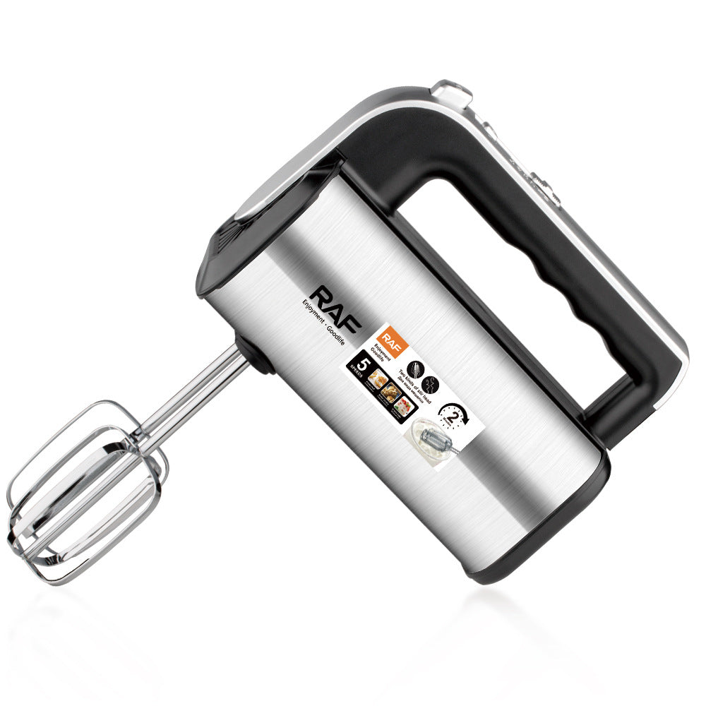 RAF European Standard Fully Automatic Handheld Household Electric Egg Beater Baking High-Power Whisk Cream Mixer