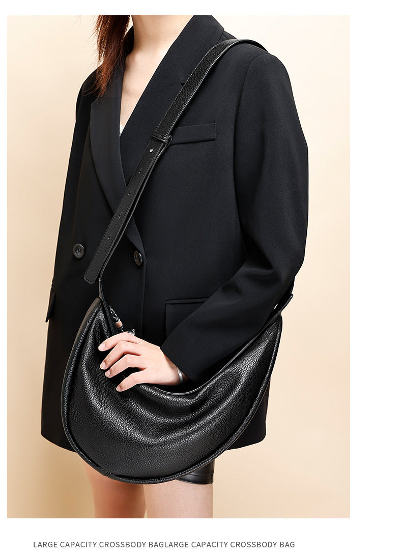 New Fashion Women's Dumpling Bag, Unique Design Casual Women's Chest Bag, Trendy Versatile Single Shoulder Crossbody Underarm Bag