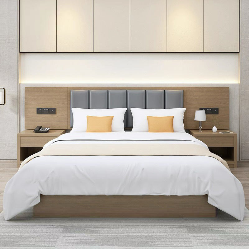 Hotel Bed Hotel Furniture Standard Room Full Set B&B Express Hotel Apartment Single and Double Bed B&B Guest Room Special Bed