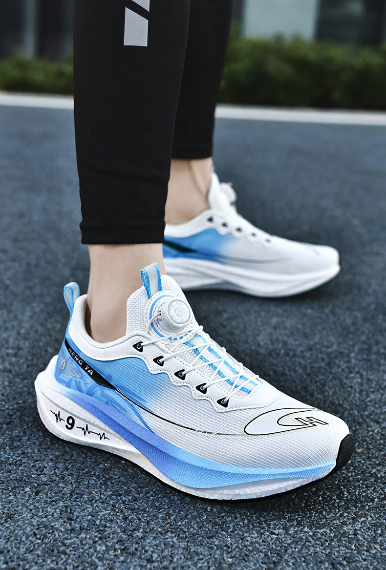 Red Rabbit9pro Racing Carbon Plate Running Shoes Breathable Mesh Sports Training Shock Absorption for Older Children and Adults Non-Slip Athletic Shoes