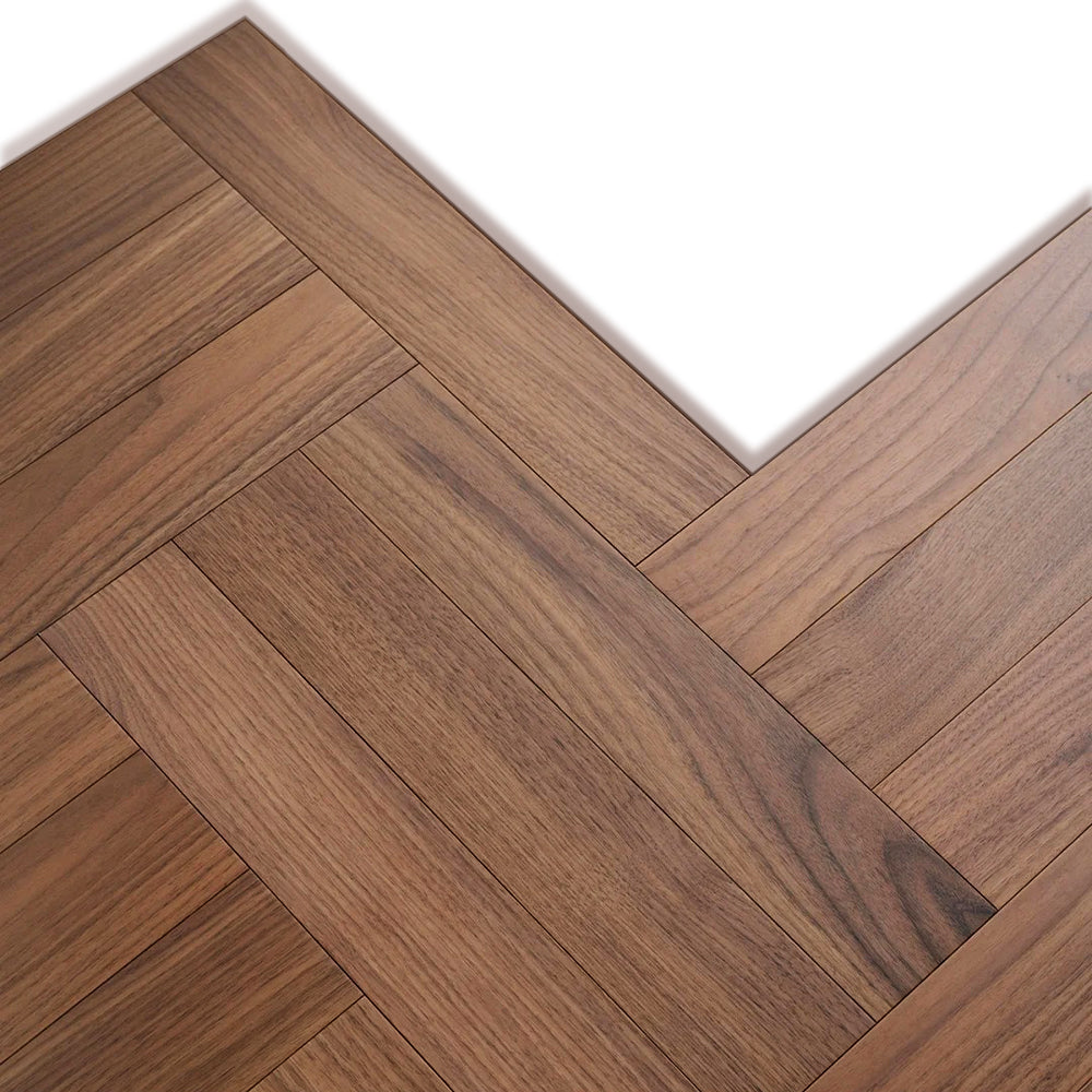14mm Engineered Black Walnut Wood Flooring | Multi-ply Structure Waterproof & Anti-Slip | Customizable for Park Outdoor Projects