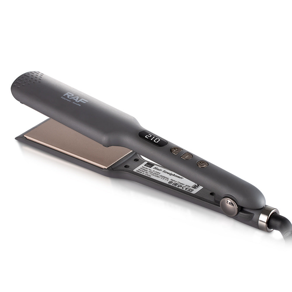 RAF EU Standard Hair Straightener Negative Ion Hair Straightener Root Straightening Iron Hair Straightening Curling Iron Home Use Volumizing