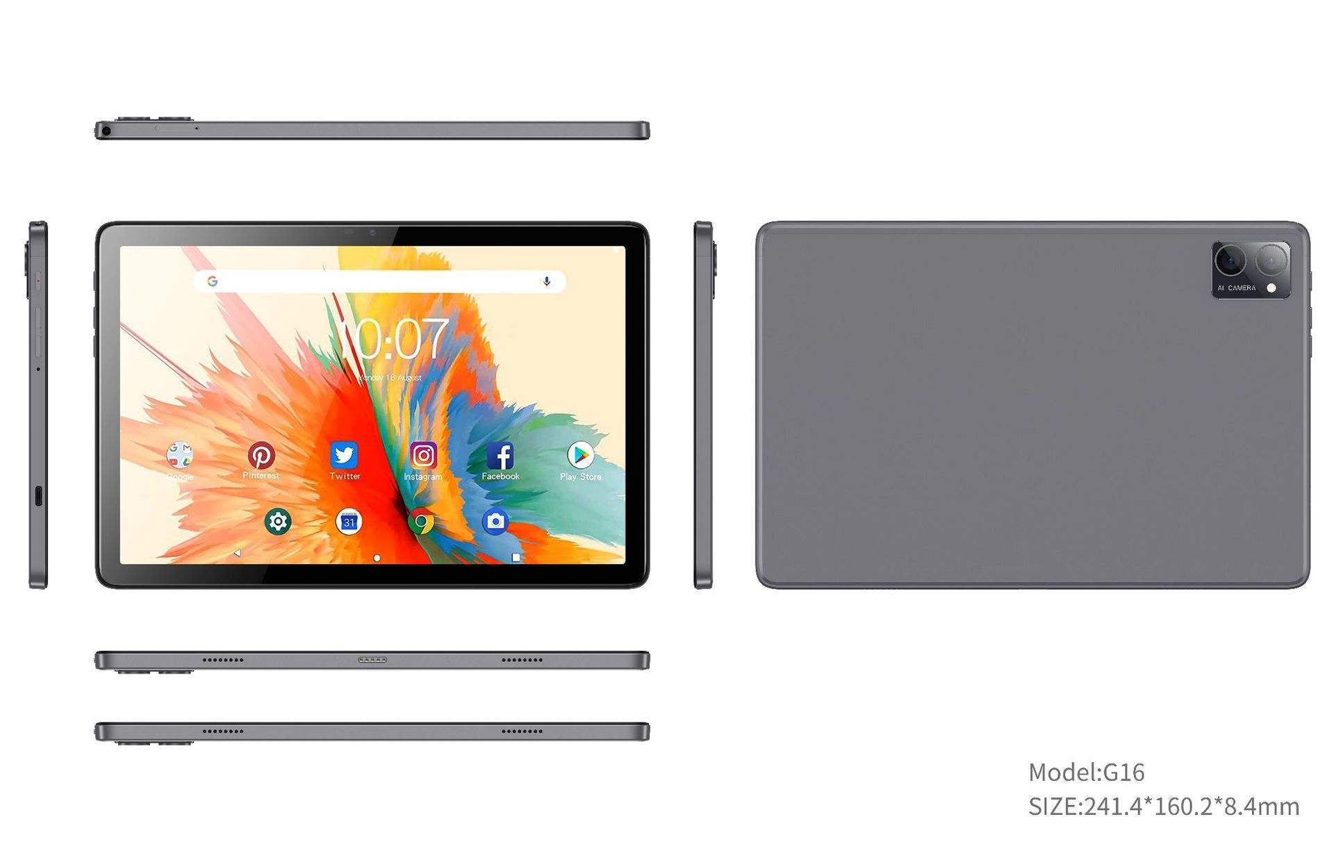 Hot-selling in Southeast Asia G16 Android Smart Tablet10Support WiFi Bluetooth Tablet Tablet