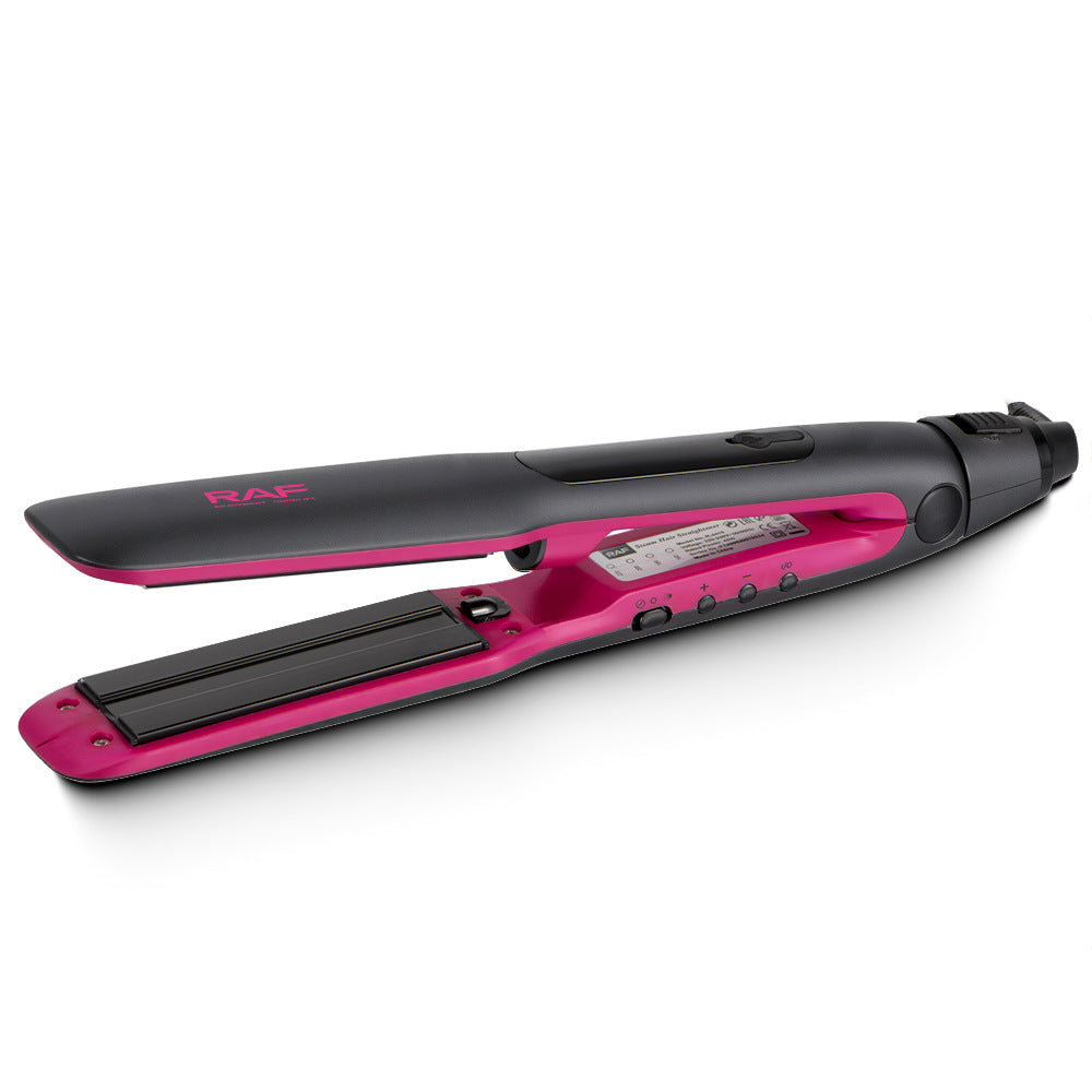 RAF EU Standard Home Use Volumizing Hair Root Clip Straightening Hair Styling Curler Straightener Negative Ion Hair Straightener
