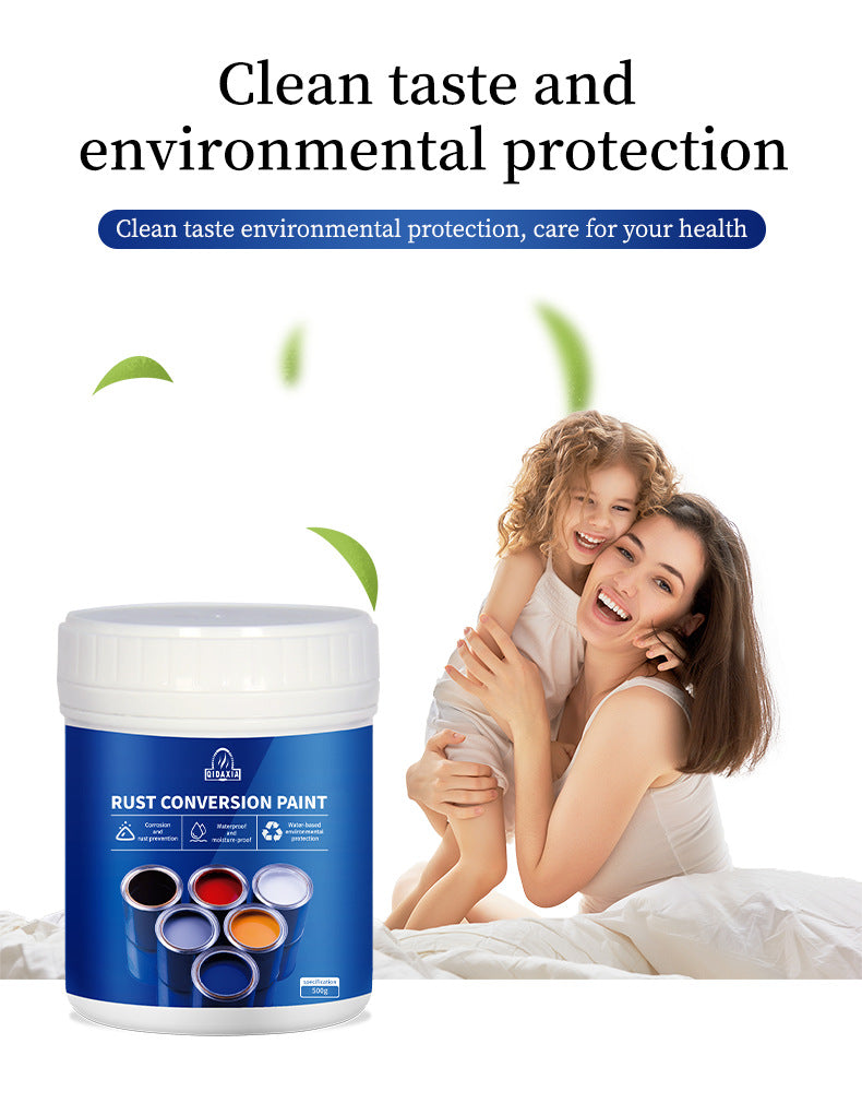 Water-based Anti-rust Paint Metal Paint Rust-free Rust Conversion Paint Color Steel Tile Renovation Rust Fixing Agent Multi-color Industrial Paint