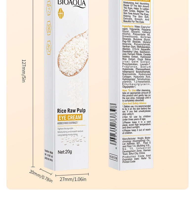 Rice Skincare Set BIOAOUA Rice Puree Series Six-Piece Set Box  Wholesale