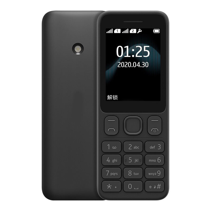 125Straight button elderly phone quad-band non-smartphone GSM Dual Card2G Elderly Student Device