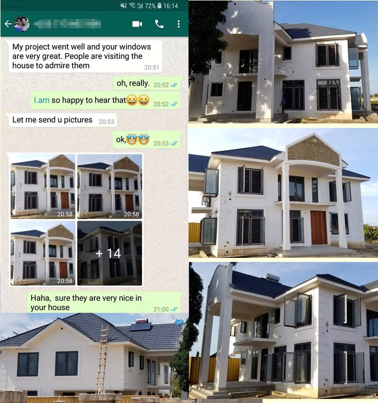 2020 Latest Iron Window Grill Stainless Steel Burglar Proof Design