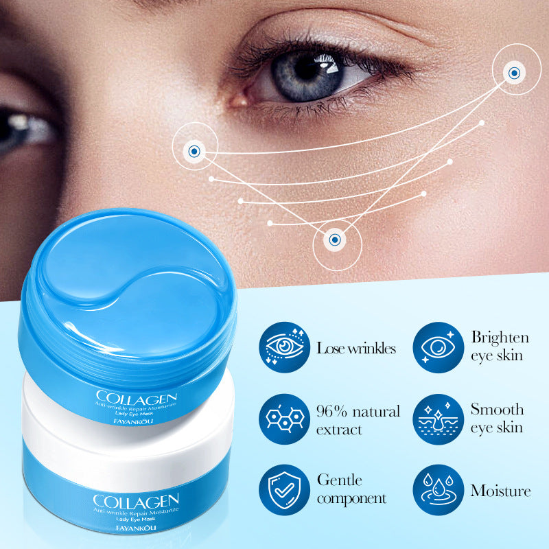 Collagen Anti-Wrinkle Eye Mask FAYANKOU Moisturizing Noblewoman Eye Mask Eye Mask Patches  Wholesale