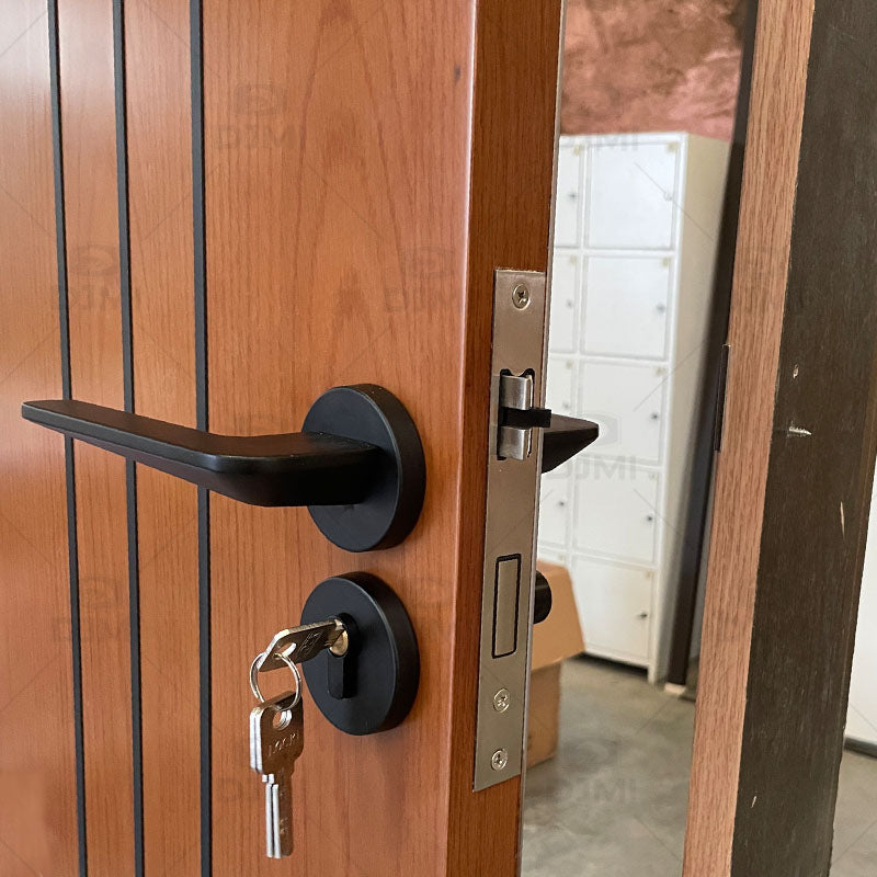 New Design Office Apartment Interior Door Lock Front Apartment Door Wooden Double Door Round Designs