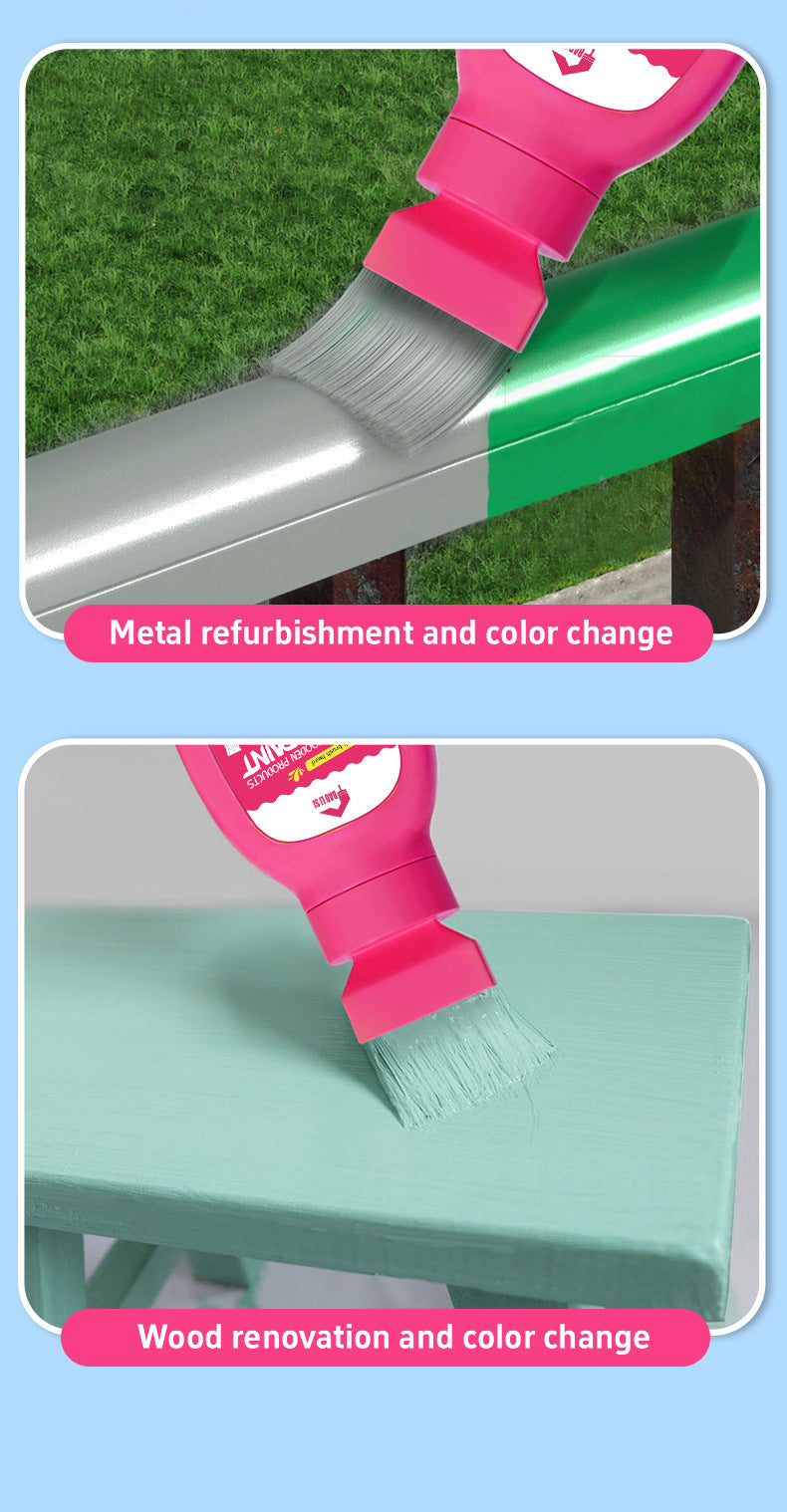 Brush Metal Paint for Doors and Windows, Iron Art Railings, Stainless Steel, Water-Based Latex Paint, Color Adjustment, Renovation Wood Paint, Oil Paint