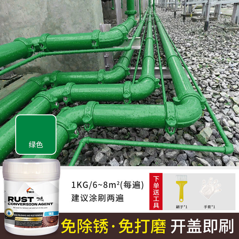 Rust Converter Rust-Free Color Steel Tile Renovation Special Metal Paint Anti-Corrosion Rust Fixer No Sanding Required