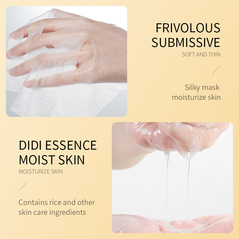 Rice Puree Mask BIOAOUA Hydrating Moisturizing Tablets   Wholesale OBO