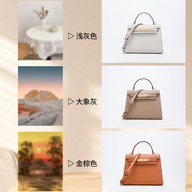 2024New Fashion Kelly Bag Crossbody Bag Versatile Trendy Handbag Shoulder Bag Women's Bag