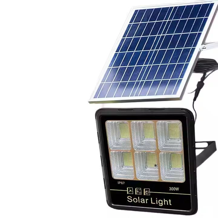 100W-300W Smart Super Bright Outdoor Waterproof Garden Light Split Solar Flood Light for Yard Lighting
