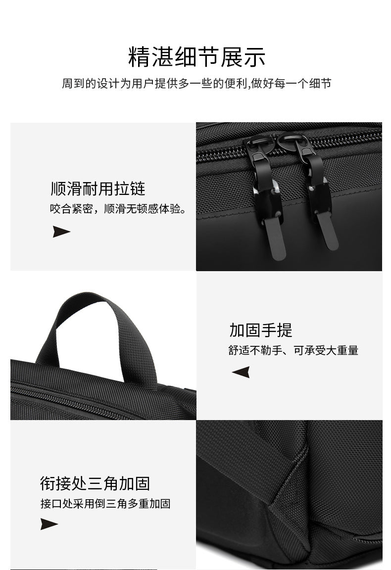 OZUKO Sports Backpack Men's Backpack Waterproof Multifunctional College Student Bag Commuting Cycling Outdoor Bag