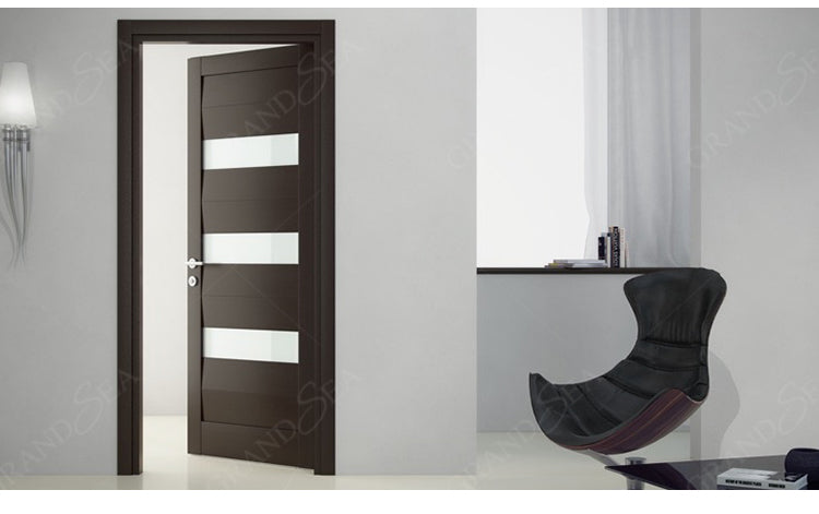 Luxurious Wooden Internal Door Design Doors Interior With Frame for Bedroom Apartment Villa