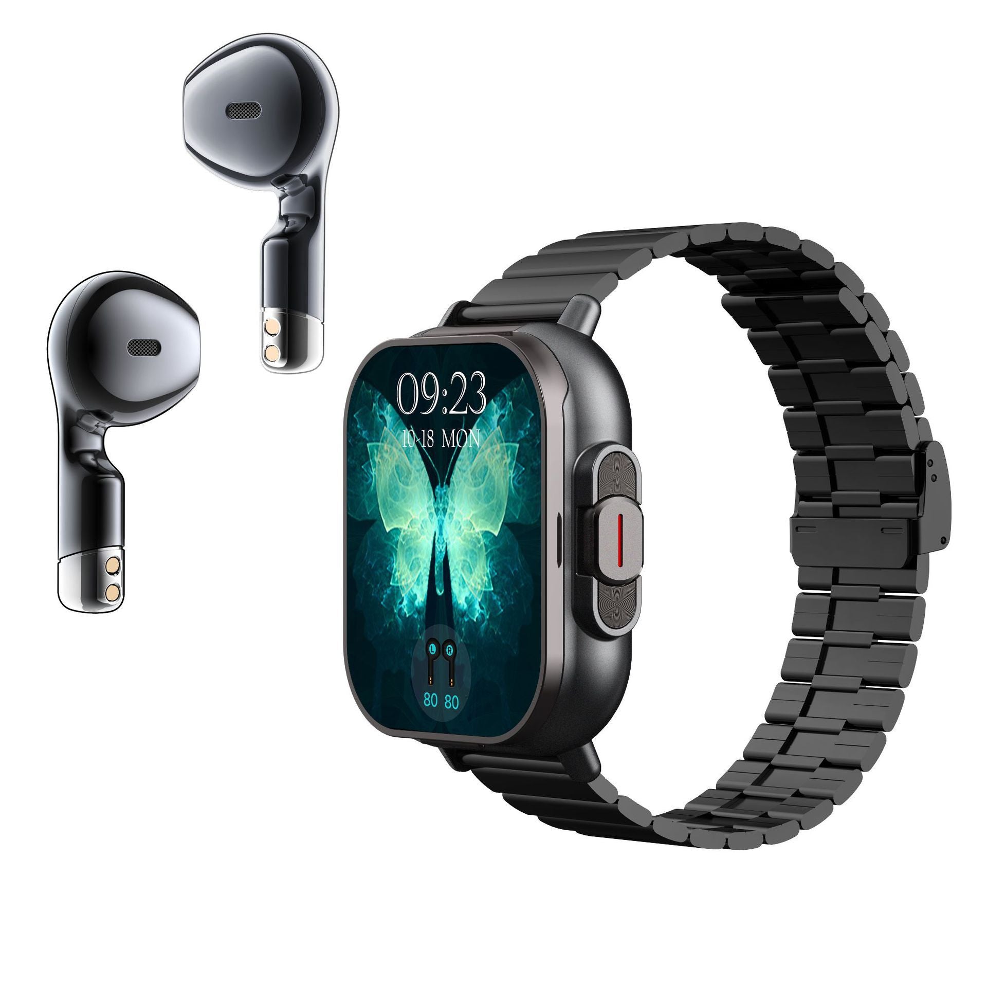 D8 Pro Smart Watch Bluetooth Call True Heart Rate Step Sleep Monitoring Hidden Bluetooth Earphone Sports