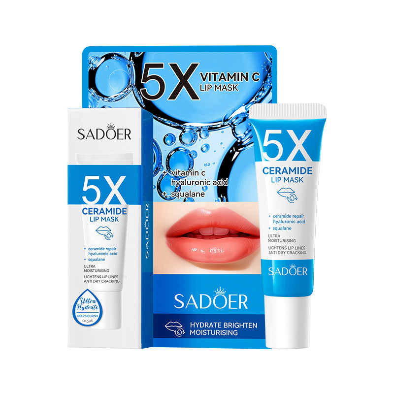 5Niacinamide Lip Mask SADOER Pink anti-chapped hydrating lip balm  wholesale