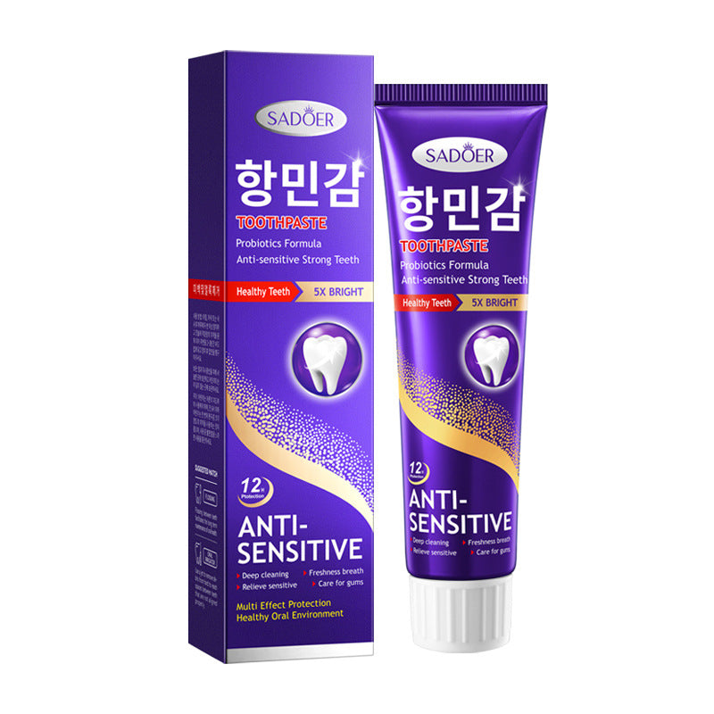 Amino Acid Cleansing Tooth Stains and Bad Breath Toothpaste SADOER Toothpaste Cross-Border Wholesale