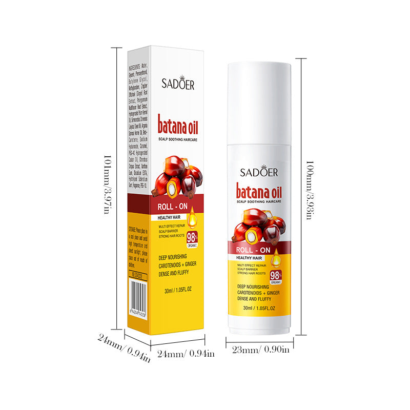 Batahana Scalp Soothing Conditioner SADOER Moisturizing and Nutritious Hair Care Roll-on Cross-Border Wholesale