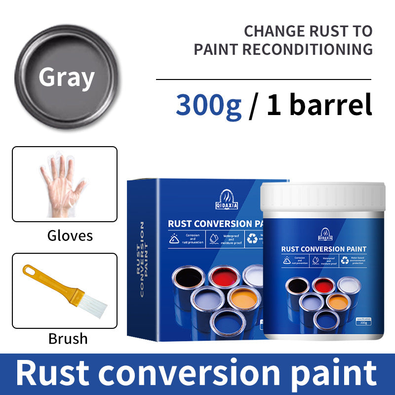 Metallic Paint Rust Conversion Paint Color Steel Tile Renovation Rust Fixing Paint Multi-color Water-based Anti-rust Paint Anti-corrosion Anti-rust Paint