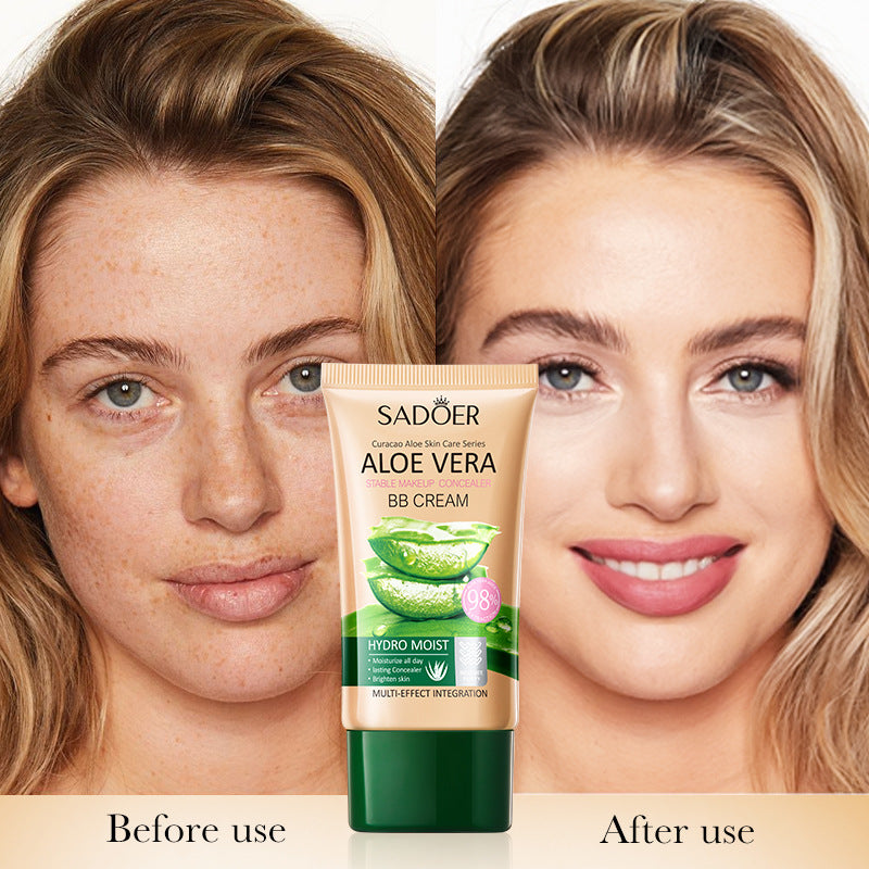 Aloe Vera Long-lasting Concealer BB Frost SADOER Contouring and Shaping Makeup BB Wholesale  Foreign Trade Frost