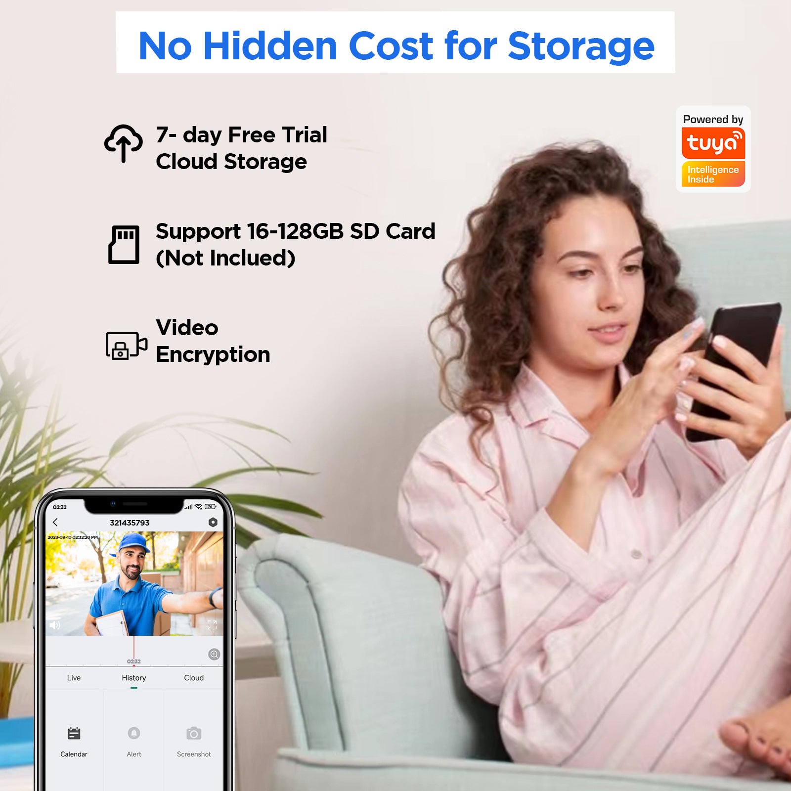 MR02WIFI Night Vision1080P Low Power Consumption Video Doorbell APP Remote Language Intercom Mobile Push Notification IP65