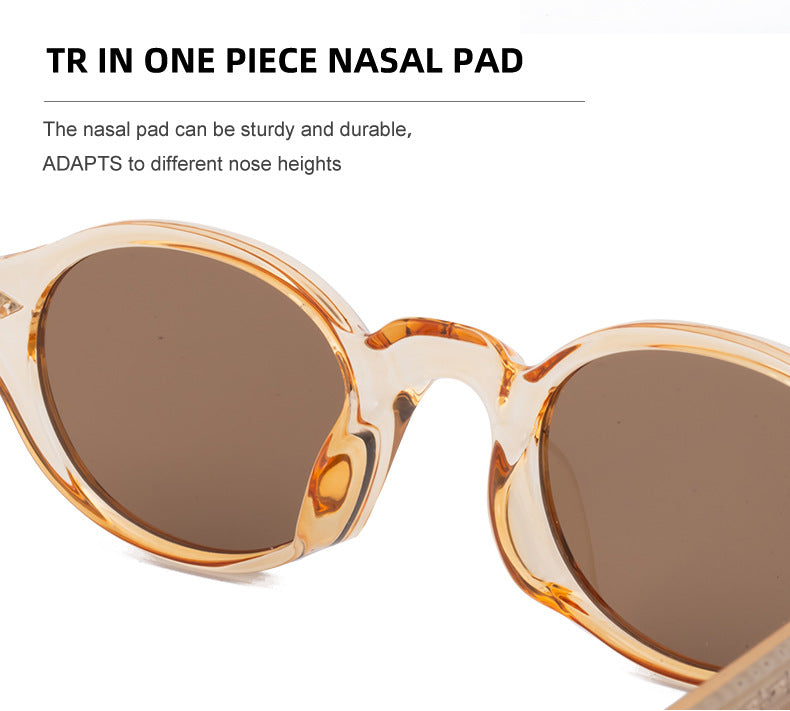 2025New European and American Round Small Frame Sunglasses for Women, Simple and Stylish Sun Protection Sunglasses for Women Wholesale shades