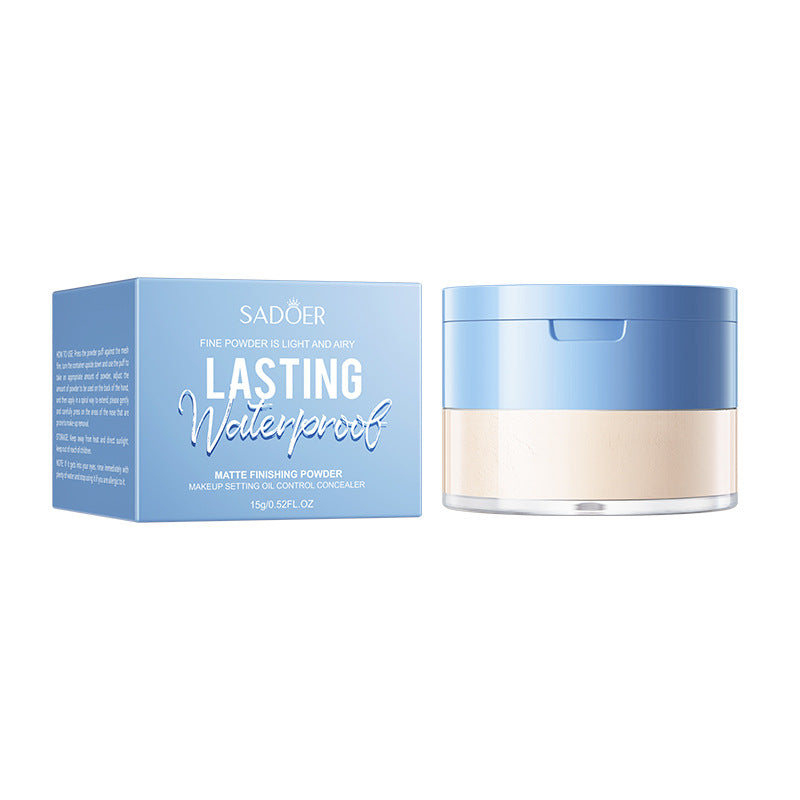 Matte Concealer Powder15g SADOER Contouring and Setting Powder for Makeup Wholesale Cross-Border Trade