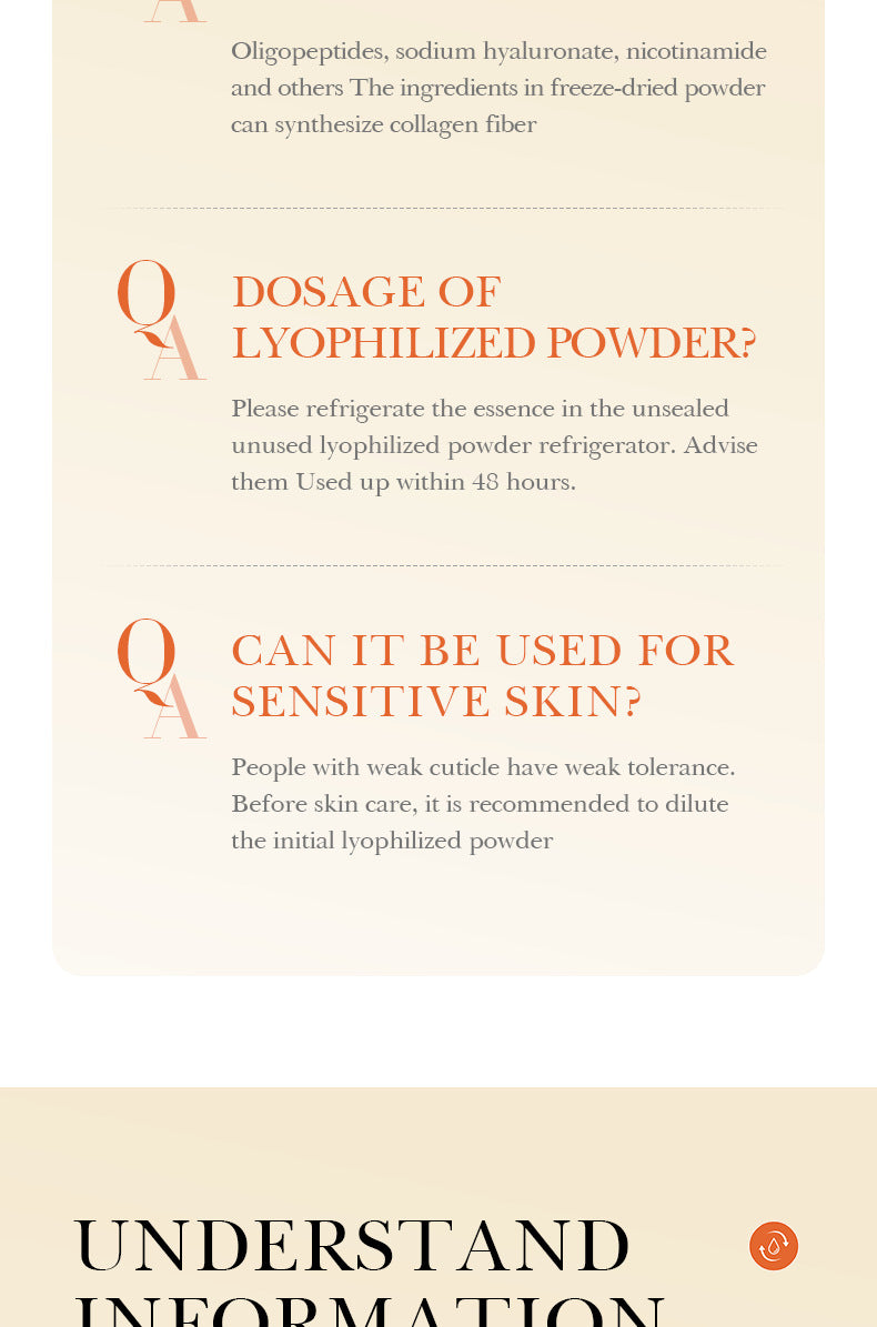 Oligopeptide Freeze-Dried Powder Set BIOAOUA Hydrating Moisturizing Nourishing Skin Care Wholesale for  Trade