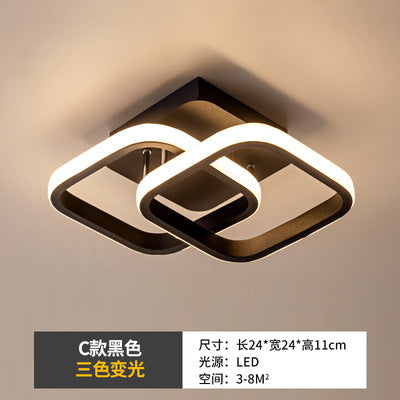 Aisle Light Entryway Hallway Light Iron Art Stair Light Cloakroom led Ceiling lamp balcony lamp Zhongshan lighting fixtures