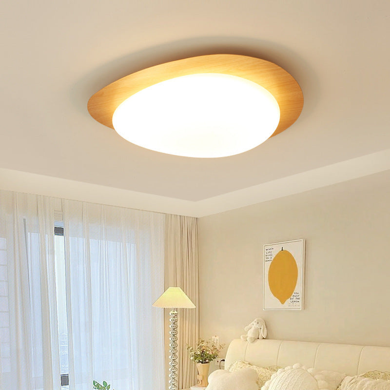 French Vintage Style Bedroom Ceiling Light Modern Simple Walnut Living Room Light Iron Art Water Transfer Printing Study Light Wholesale