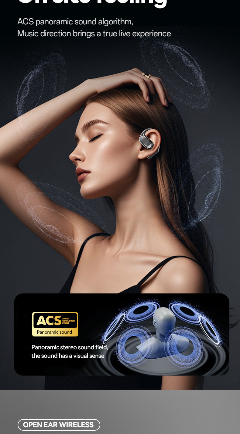 M114Hot-selling Rotatable Ear-hook Bone Conduction High Aesthetic Wireless Bluetooth Earphones Wholesale