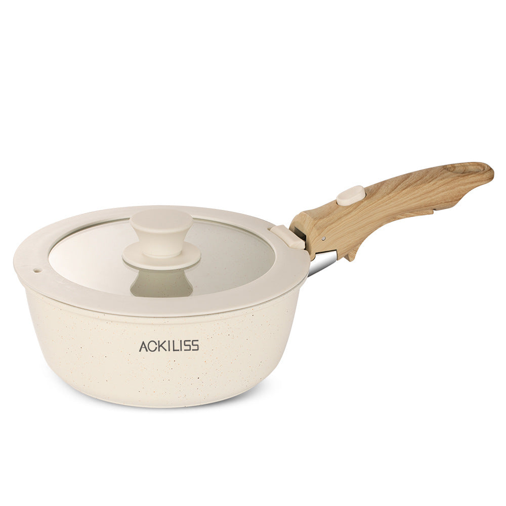ACL  Household Detachable Set Pot Non-Stick Pot Nine-Piece Frying Pan Soup Pot Frying Pan Induction Cooker Gas Universal