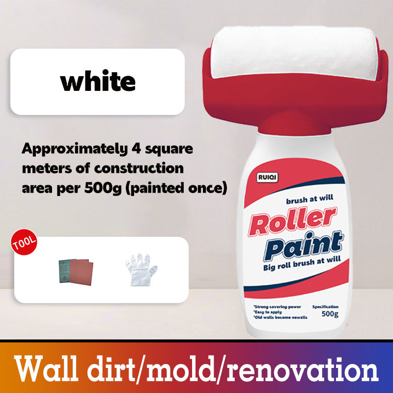 Large Roller Paint White Wall Graffiti Stain Covering Self-Painting Indoor Odorless White Wall Renovation Latex Paint Manufacturer
