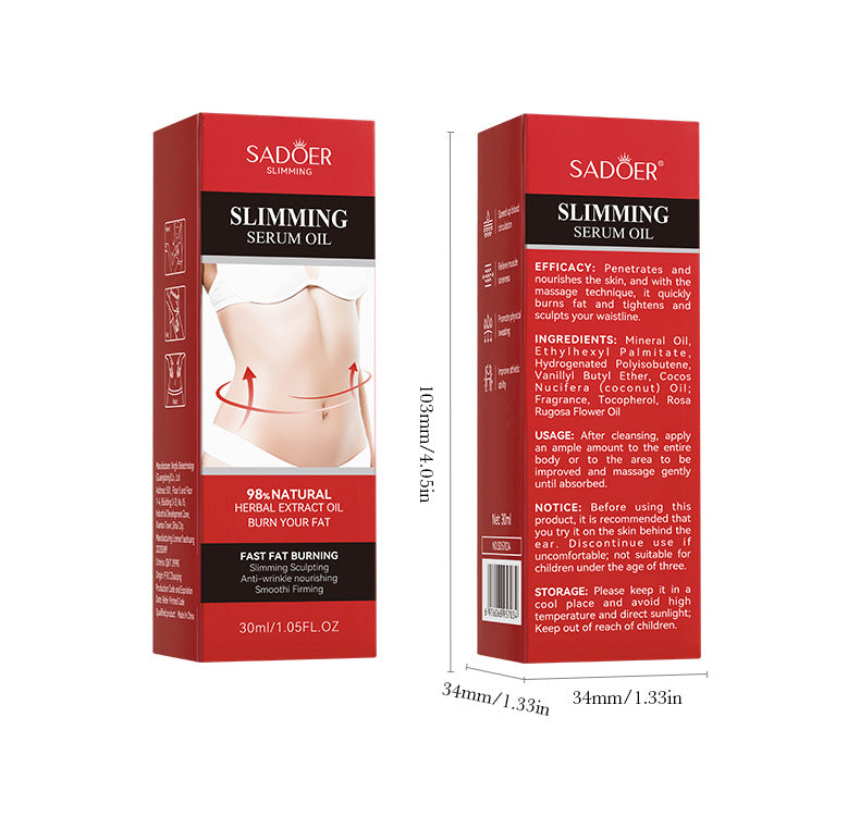 Shaping Essence Oil30mlSADOER Slimming Body Shaping Firming Body Massage Cream  Wholesale