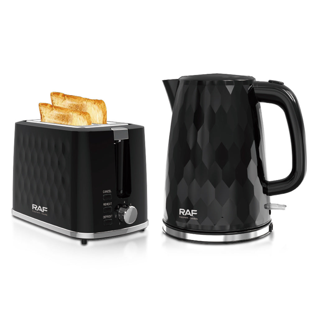 RAF European Standard High Power 2-in-1 Household Anti-Dry Burning Electric Kettle Insulated Kettle Toaster R19000