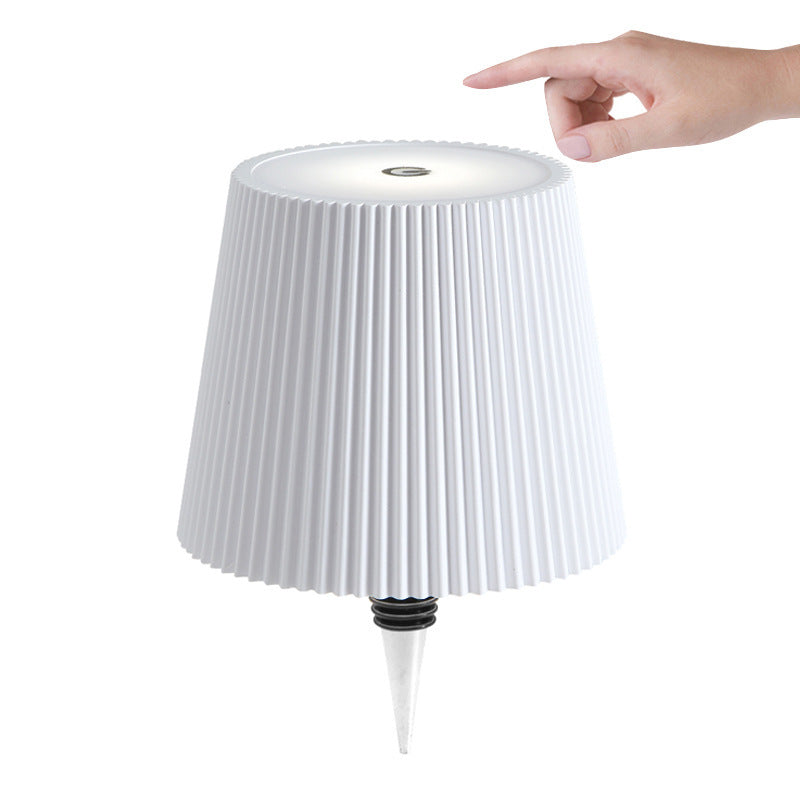 Plug-in Wine Bottle Light Wine Head Light Atmosphere Light Night Light Rechargeable Table Lamp Outdoor Camping Portable Wine Bottle Table Lamp