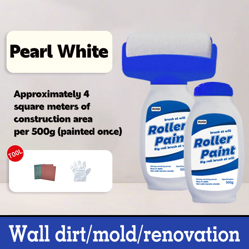 Custom Label Large Roller Latex Paint Wall Stain Covering Repair Water-Based Odorless Paint Home Interior Wall Self-Painting