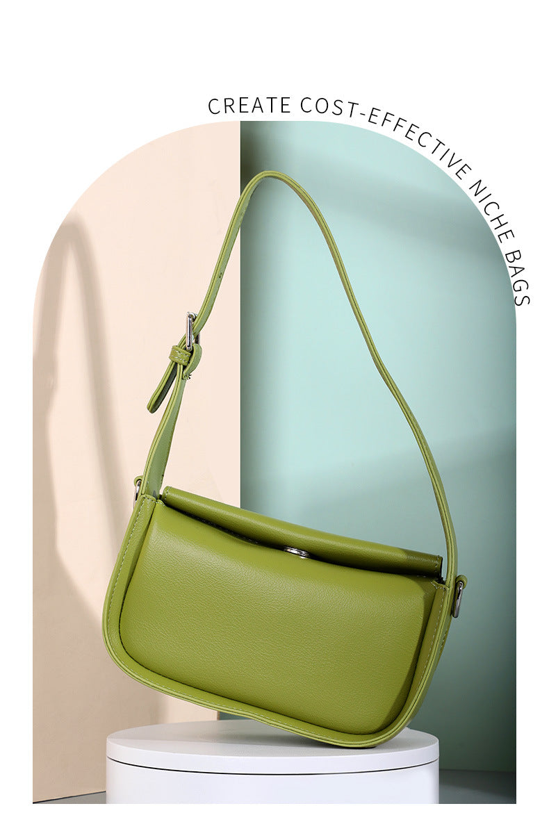 In-stock One-piece Dropshipping Women's Shoulder Bag2024New simple design versatile crossbody small bag for commuting