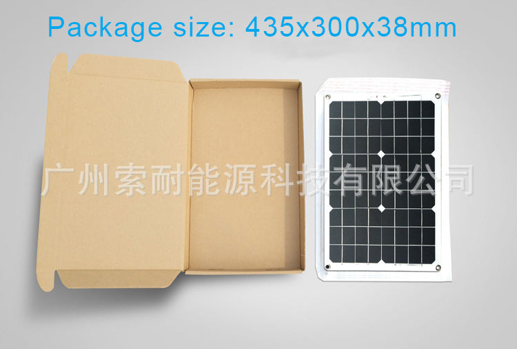 Solar Panel280X420mm Monocrystalline Solar Charging Panel 5V Double USB Mouth Shopee Export