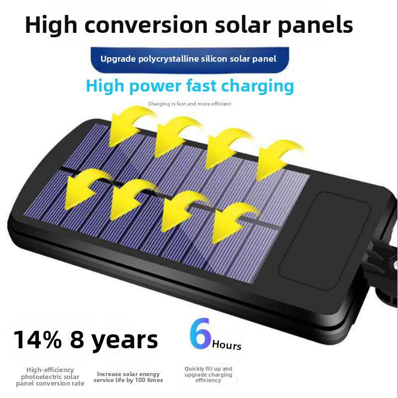 Specially designed for outdoor use120COB Solar Human Body Sensing Street Light Outdoor Waterproof Wall Light LED Garden lamp