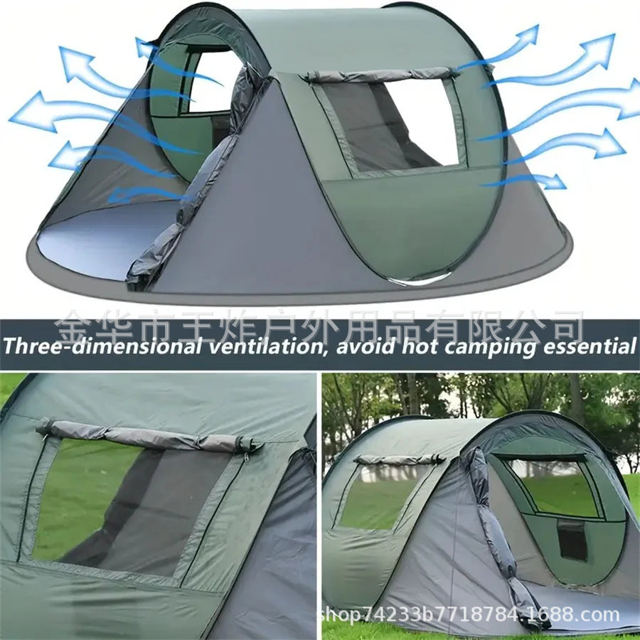 Automatic Hand Throw Quick Open Tent Indoor Children's Tent Camping Windproof Rainproof Sunproof Tent