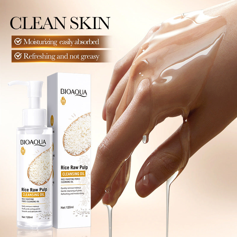 BIOAOUA Rice Puree Pore Clearing Cleansing Oil Makeup Remover Oil  Wholesale