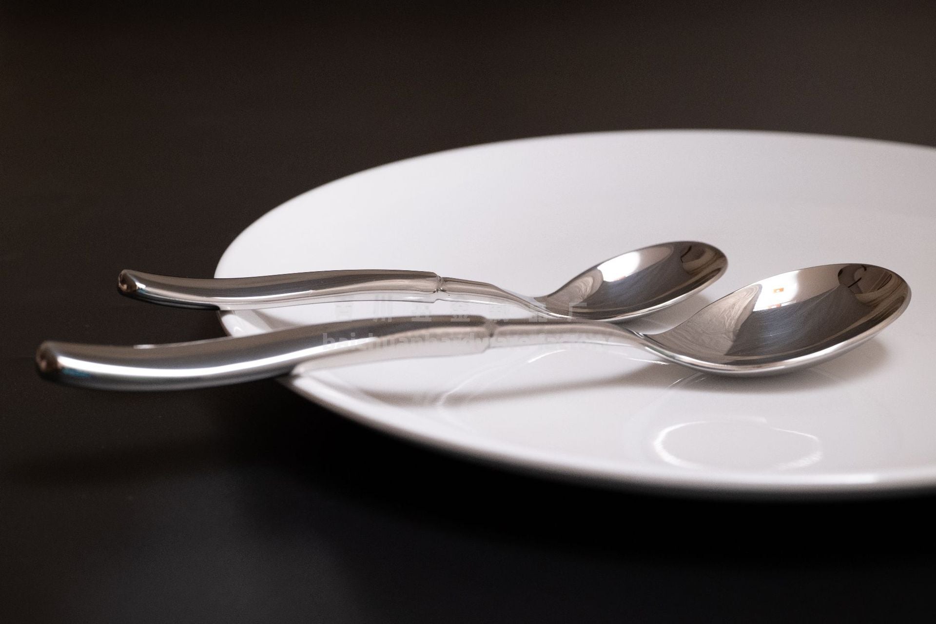 304Stainless Steel Spoon with Thickened Handle, Simple Household Knife, Fork, Spoon, Western Restaurant Supplies, Cutlery Set Wholesale