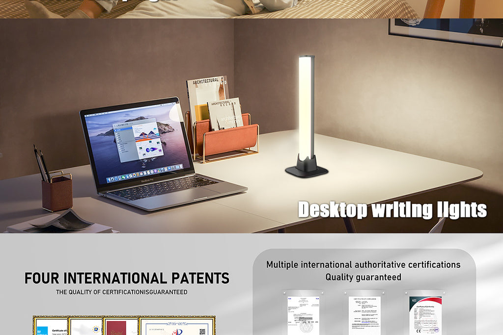 Exclusive Supply LED Bluetooth Desktop Lamp USB Computer Ambient Light RGB Magic Color WIFI Intelligent Sound Pickup Ambient Light