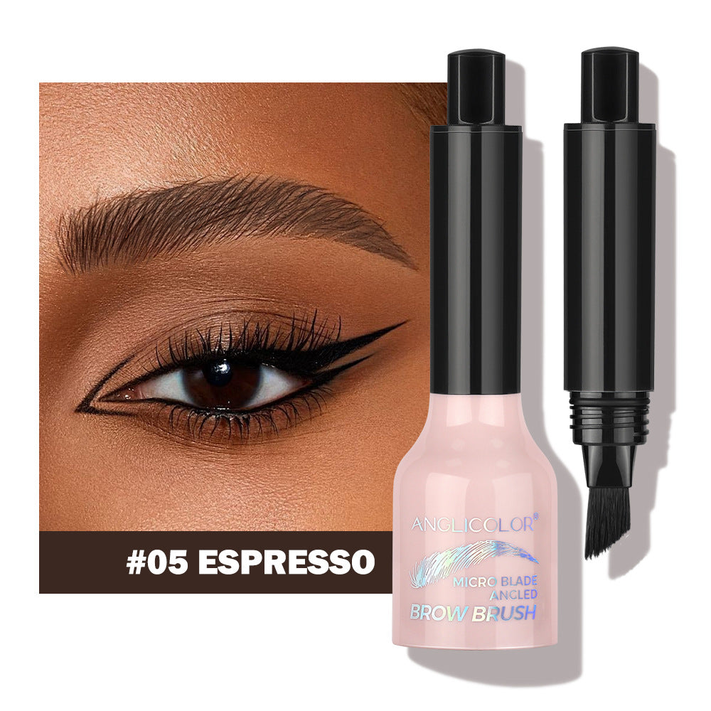 Hot-Selling Eyebrow Dye Cream Large Brush Head Eyebrow Hairline Multi-Use Smudge-Proof Makeup Press Wild Eyebrow Pencil