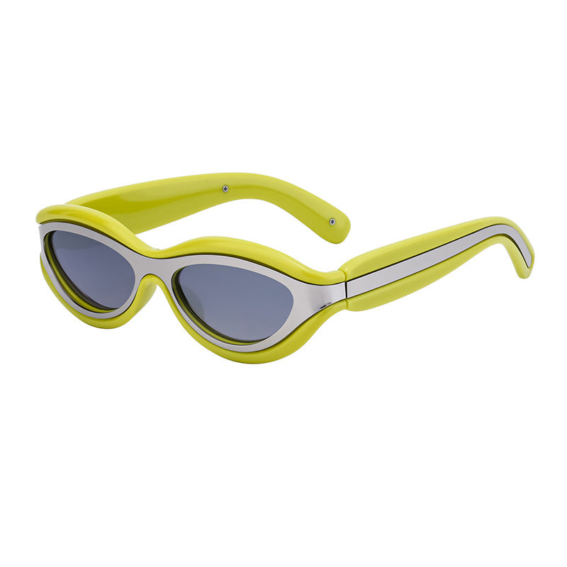 New European and American Y2K Cat Eye Sunglasses for Women Street Style Small Frame Sunglasses for Men Trendy Wholesale sunglasse